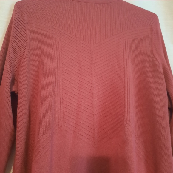 Linda Matthew Pink Sweater Cardigan Size 1x  *BOGO* - Picture 3 of 4